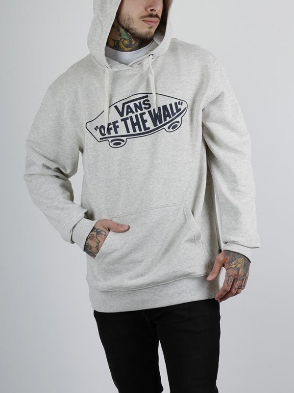Mikina Vans MN OTW PULLOVER FLEE OATMEAL HEAT Bílá