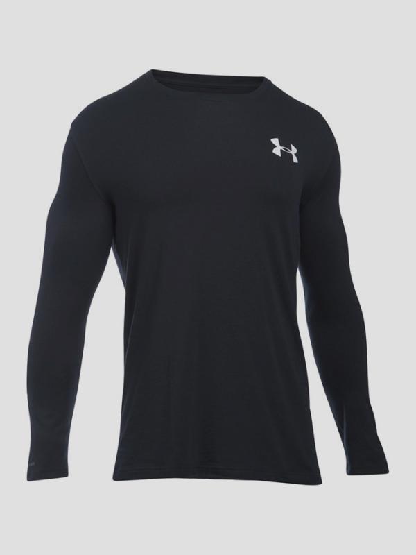 Tričko Under Armour Heatgear Vertical WM LS T Černá