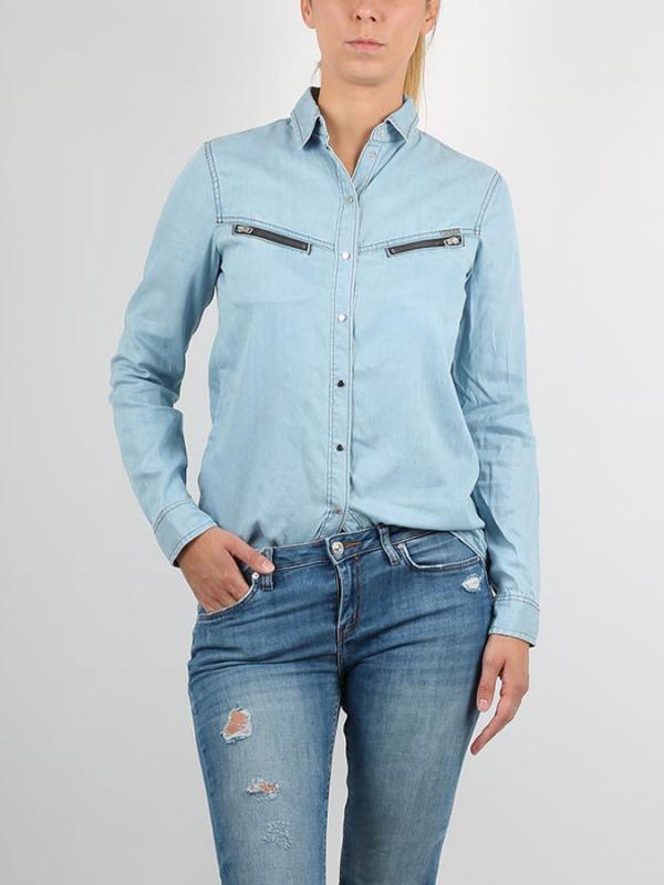 Košile Diesel DE-NUVENY CAMICIA Modrá