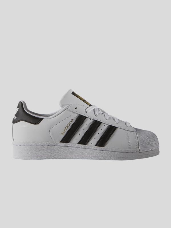 Boty adidas Originals SUPERSTAR J Bílá