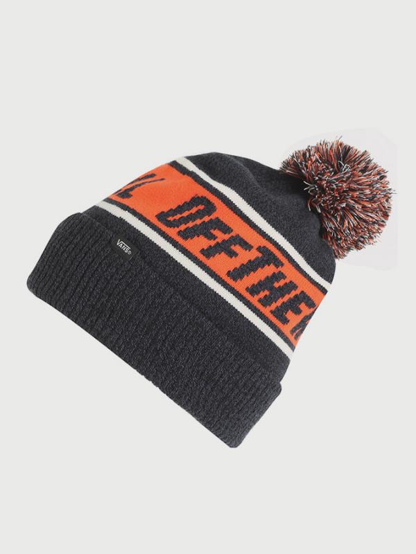 Čepice Vans MN OFF THE WALL POM DrssBlsHthr Barevná
