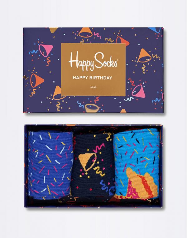Dárkový Pack Happy Socks Birthday Gift Box XBDA08-6000