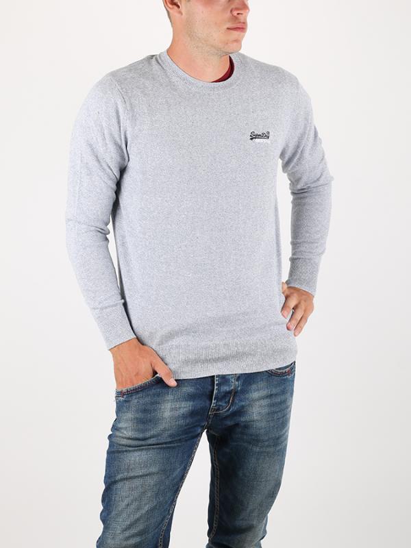 Svetr Superdry ORANGE LABEL CREW Šedá