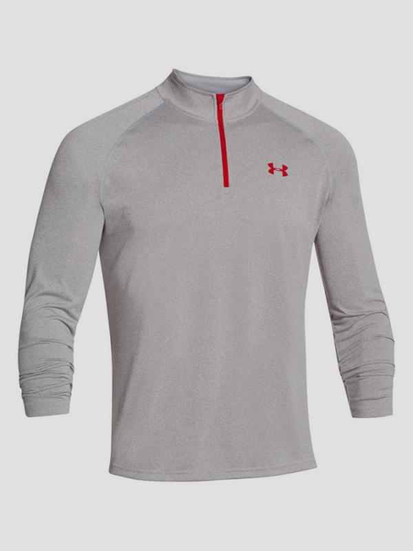 Mikina Under Armour Tech 1/4 Zip Šedá