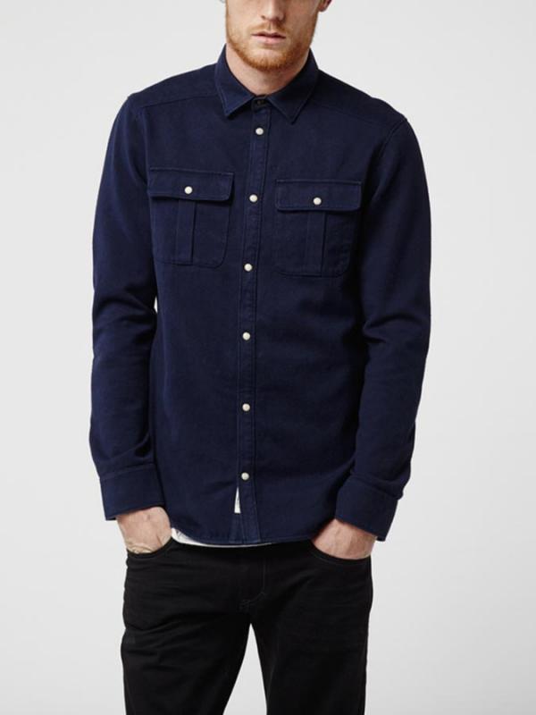 Košile O´Neill LM VIOLATOR FLANNEL SHIRT Modrá
