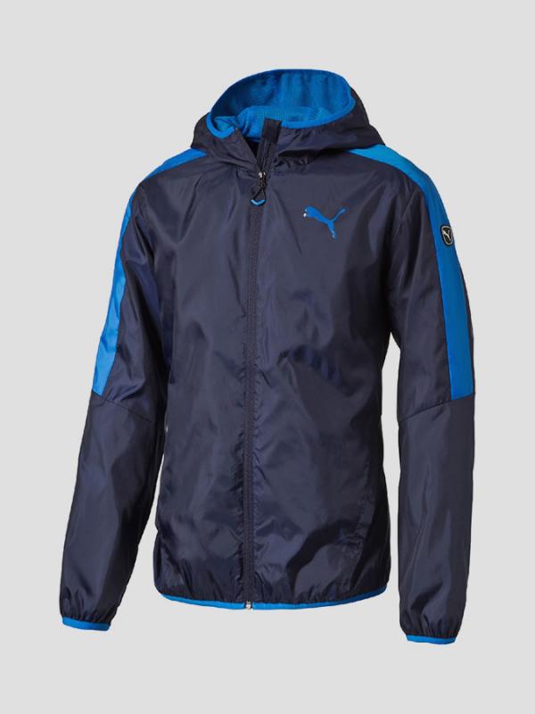 Bunda Puma ESS Techstripe Windbreaker M Peacoat-Ele Barevná