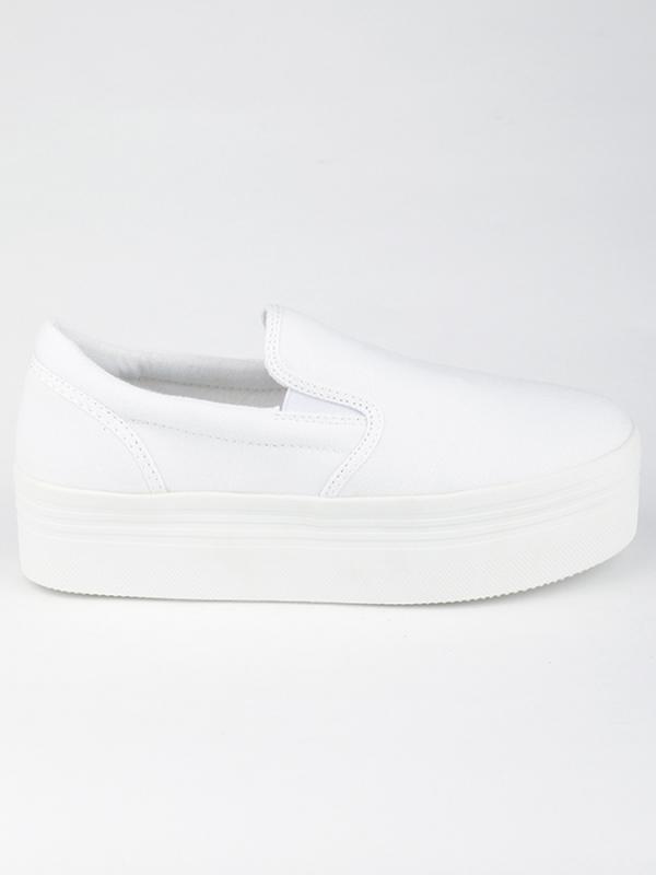 Boty Primadonna CALZATURA SNEAKERS CANVAS BIAN Bílá