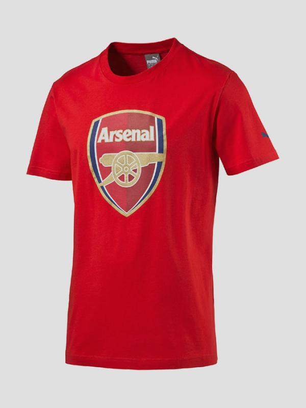 Tričko Puma AFC Fan Tee - Crest (Q3) high risk red Červená