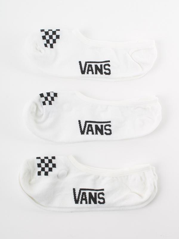 Ponožky Vans WM BASIC CANOODLE 7- WHITE-BLACK 3 Pack Bílá