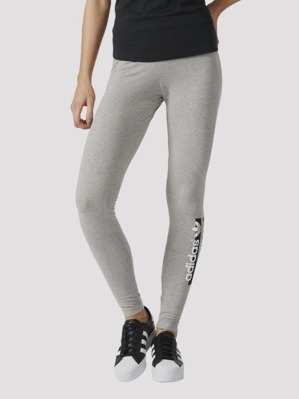 Legíny adidas Originals LEGGINGS Šedá