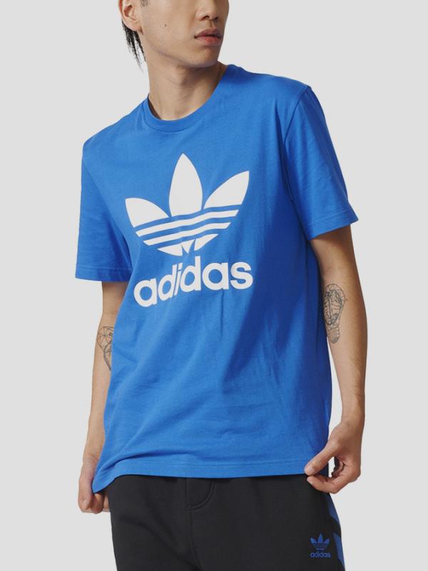 Tričko adidas Originals ORIG TREFOIL T Modrá