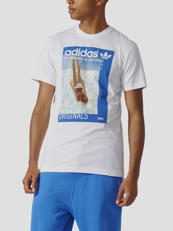 Tričko adidas Originals GIRL TEE Bílá