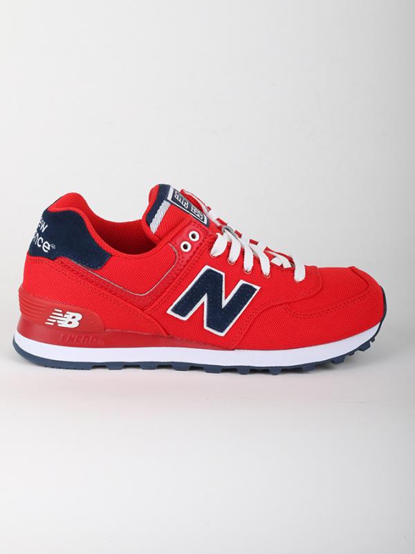 Boty New Balance WL574POR Červená