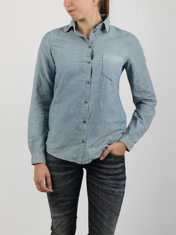 Košile Diesel DE-LEVI-P CAMICIA Modrá