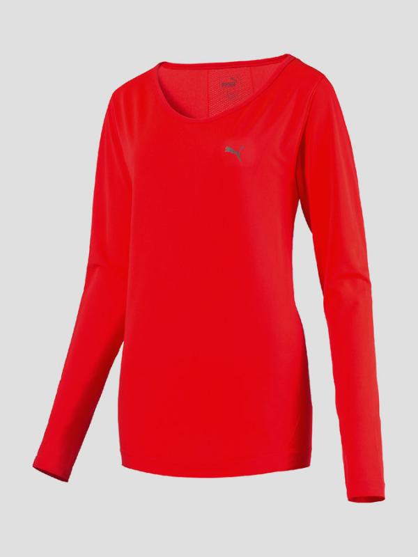 Tričko Puma The ZONE Heather Top W Red Blast Červená