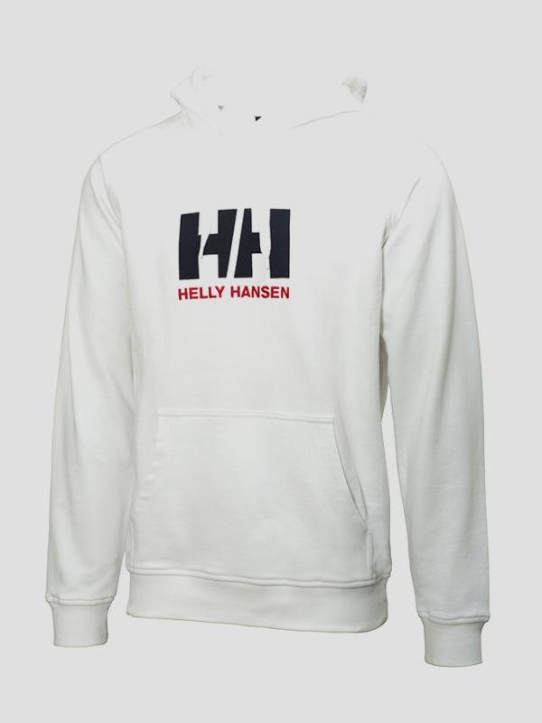 Mikina Helly Hansen LOGO SUMMER HOODIE Bílá