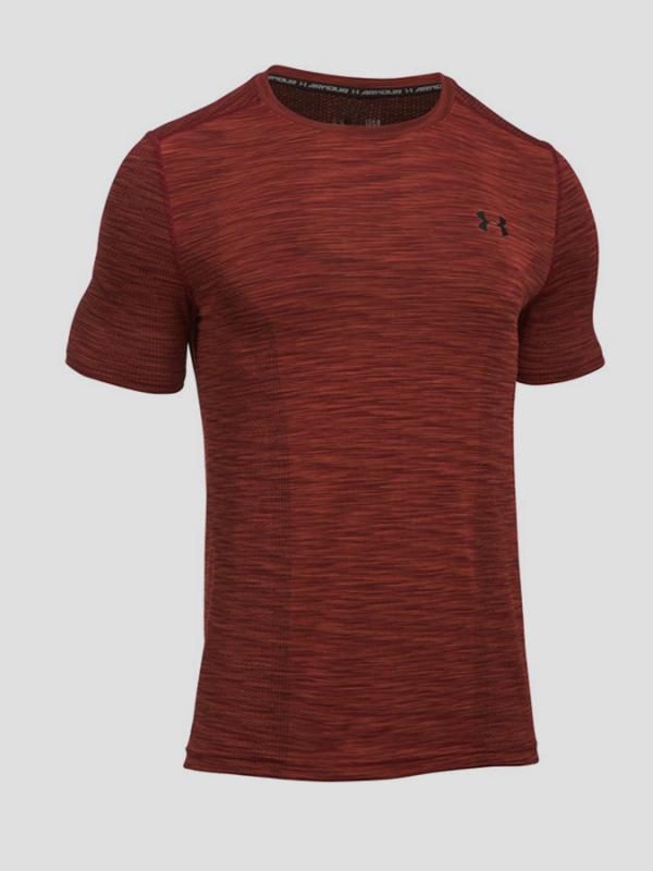 Tričko Under Armour Threadborne Seamless SS Hnědá