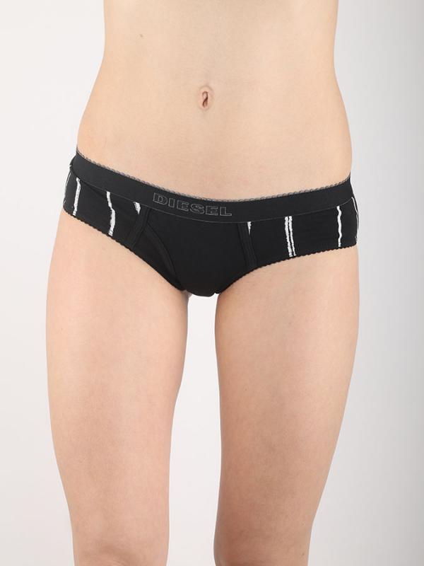 Kalhotky Diesel UFPN-OXY-TWOPACK Uw Panties 2pack Černá