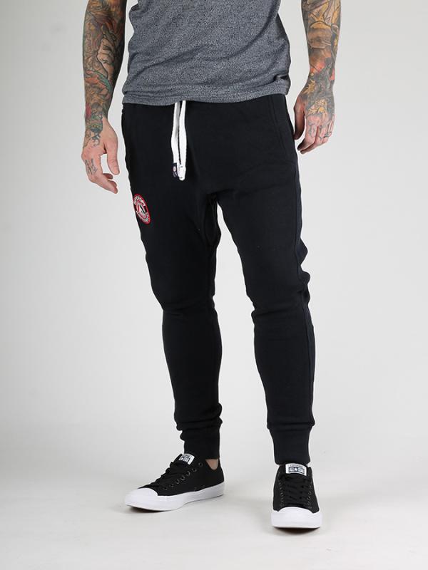 Tepláky Superdry MASTER BRAND JOGGER Černá