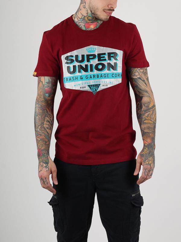 Tričko Superdry REWORKED CLASSICS TEE Červená