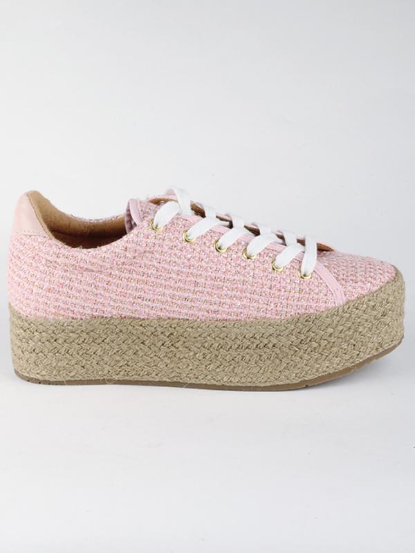Boty Primadonna CALZATURA SNEAKERS TESSUTO ROSA Růžová