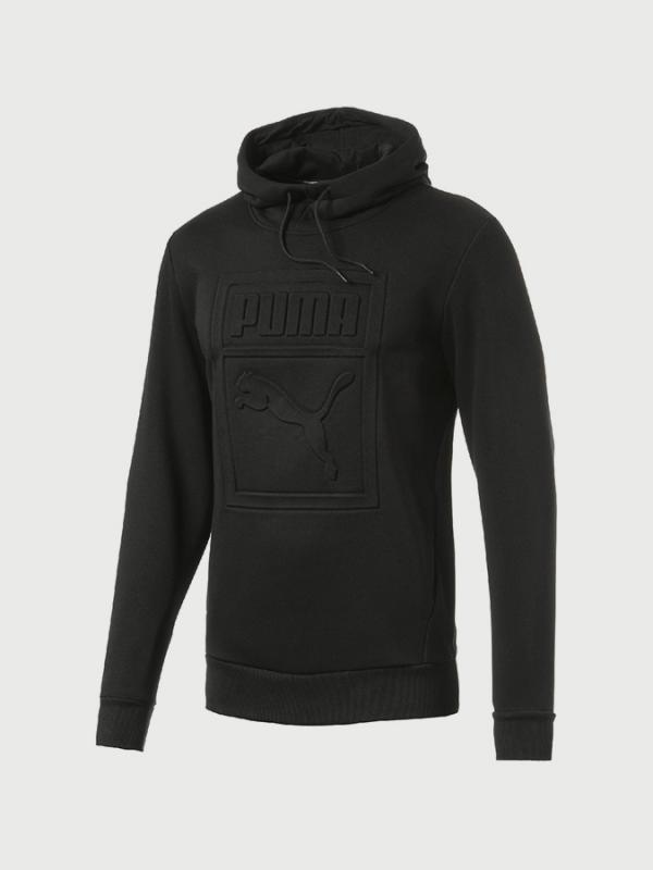 Mikina Puma Archive Embossed Logo Hoody Černá