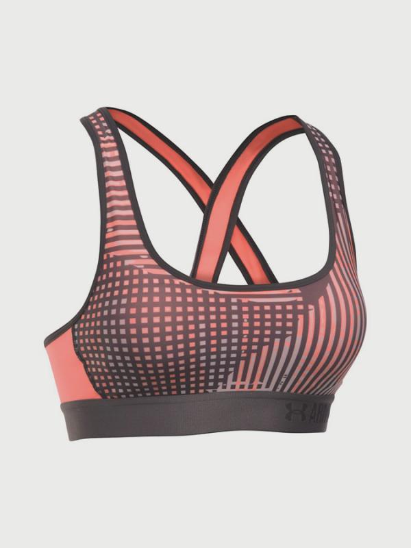 Podprsenka Under Armour Crossback Embossed Elastic Oranžová