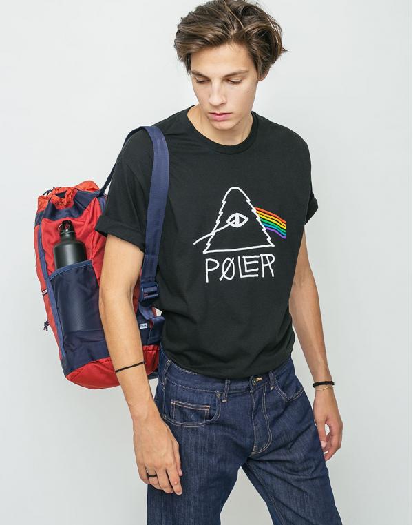 Logo tee Poler Psychedelic Black