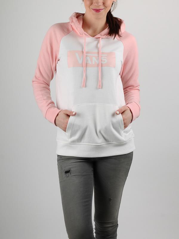 Mikina Vans WM V-TANGLE HOODIE Blossom Bílá