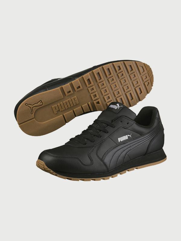 Boty Puma St Runner Full L Black- Black Černá