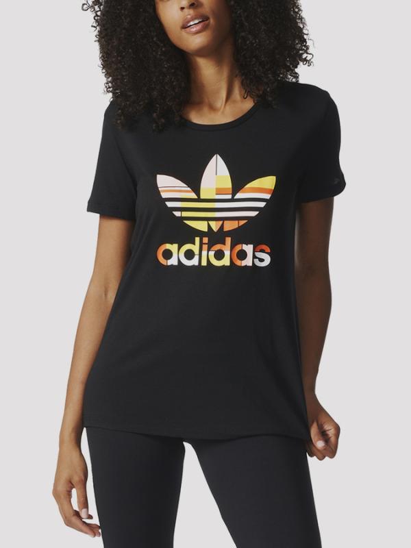 Tričko adidas Originals GRAPHIC TEE Černá