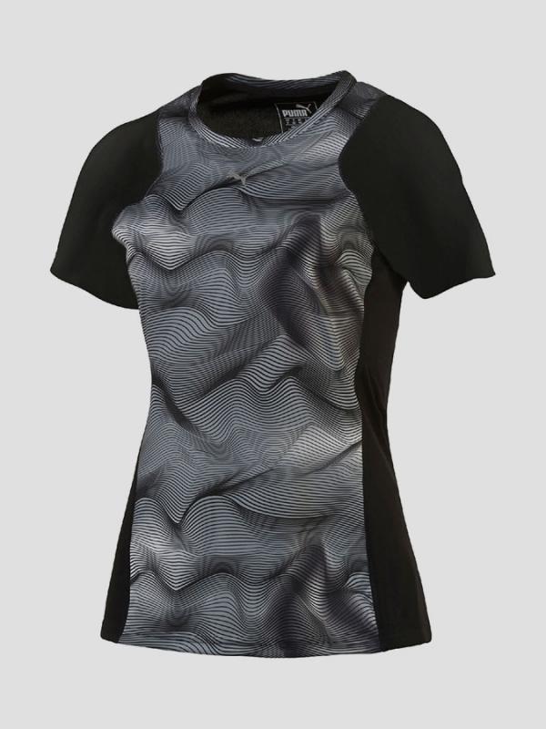 Tričko Puma Graphic S S Tee W Black Černá
