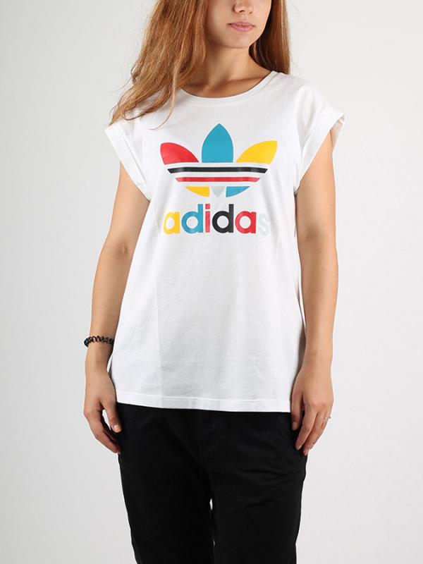 Tričko adidas Originals BF ROLL UP TEE Bílá