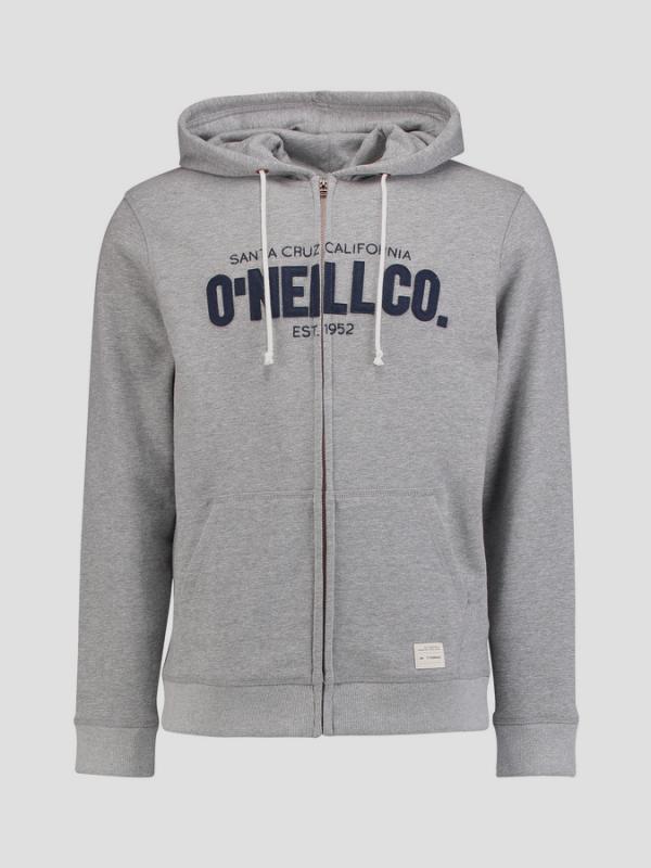 Mikina O´Neill LM PCH DALY FULL ZIP HOODIE Šedá