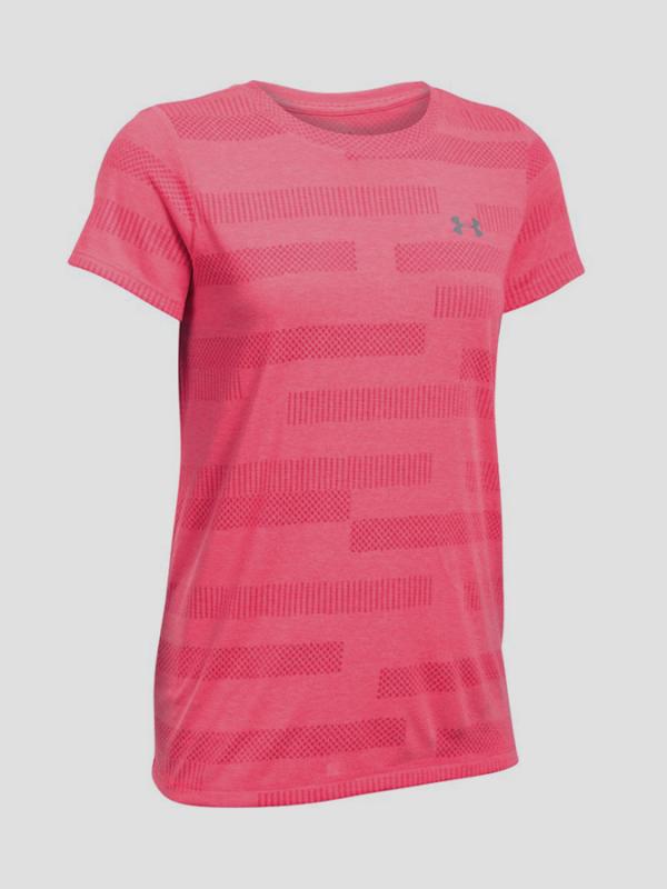 Tričko Under Armour Threadborne Train SSC Jac Růžová