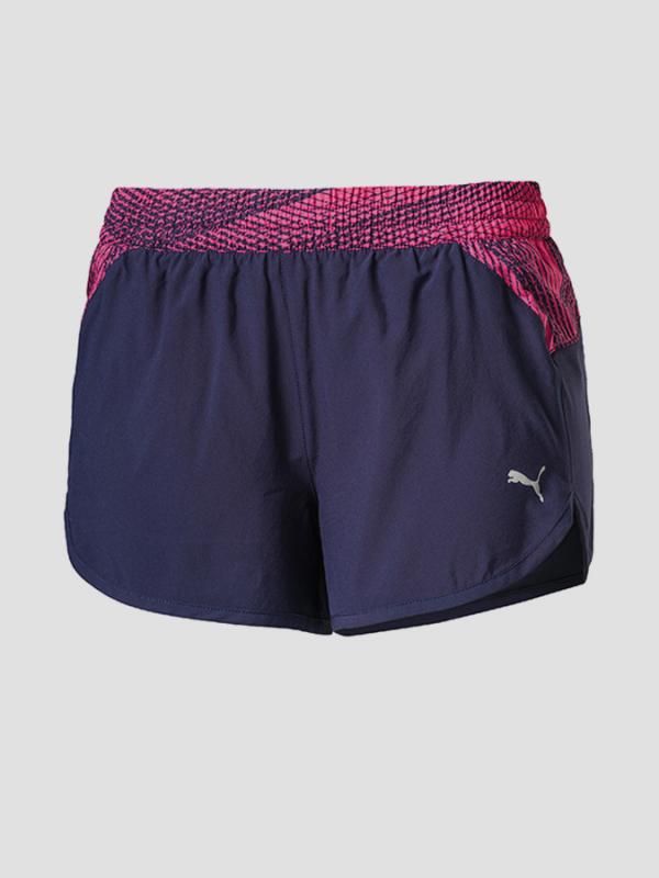 Kraťasy Puma Blast Graphic 3" Short W Peacoat-AOP Barevná