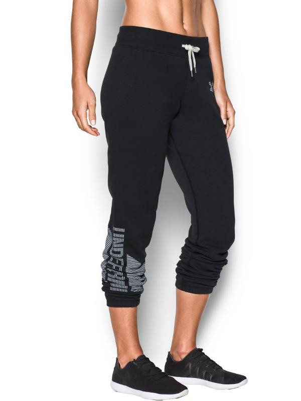 Tepláky Under Armour Favorite Fleece Pant Černá