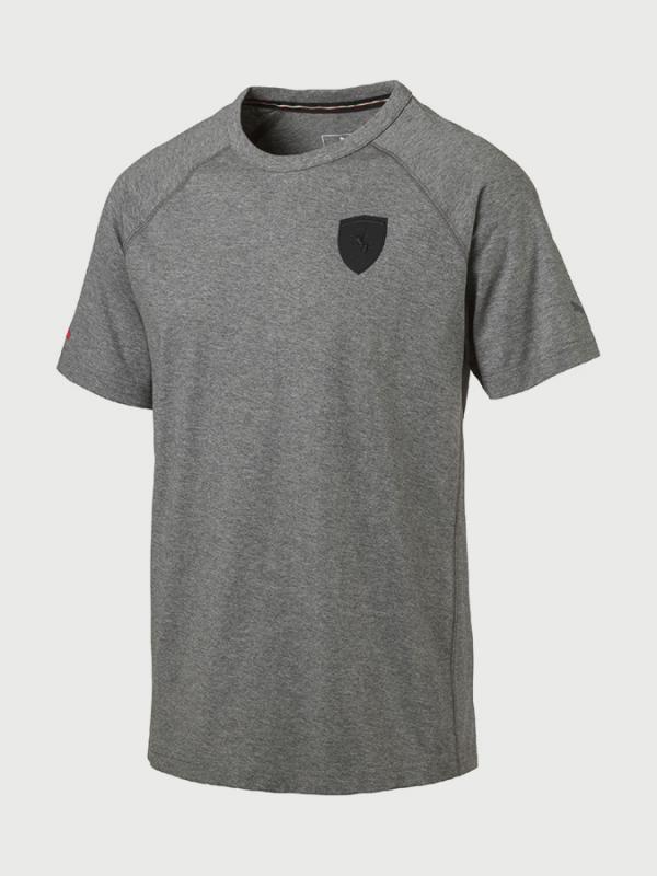 Tričko Puma Ferrari Small Shield Tee Šedá