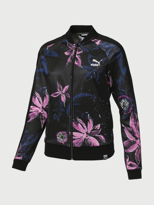 Bunda Puma AOP Archive T7 Track Jkt Černá