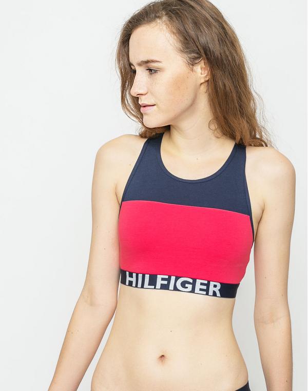Tommy Hilfiger Bralette Teaberry / Navy Blazer M