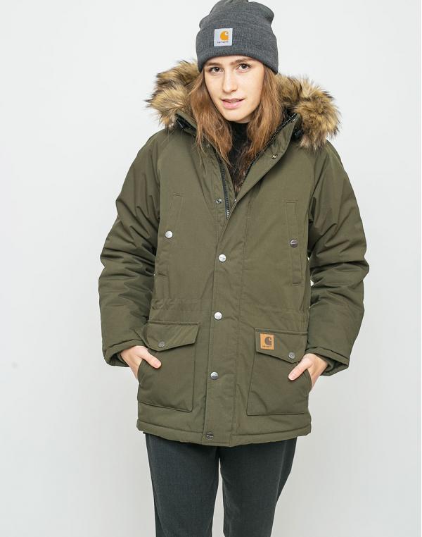Bunda Carhartt WIP Trapper Cypress/Black