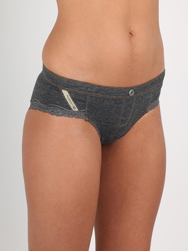 Kalhotky Diesel UFPN-CELEBRITYLACE MUTANDE Šedá