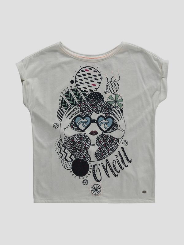 Tričko O´Neill LG WILD VIBES T-SHIRT Šedá