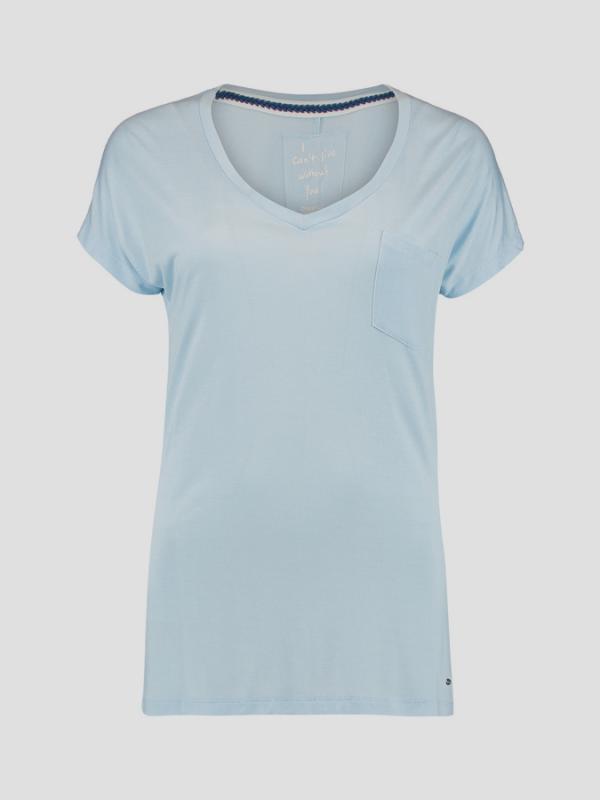 Tričko O´Neill LW JACKS BASE V-NECK T-SHIRT Modrá