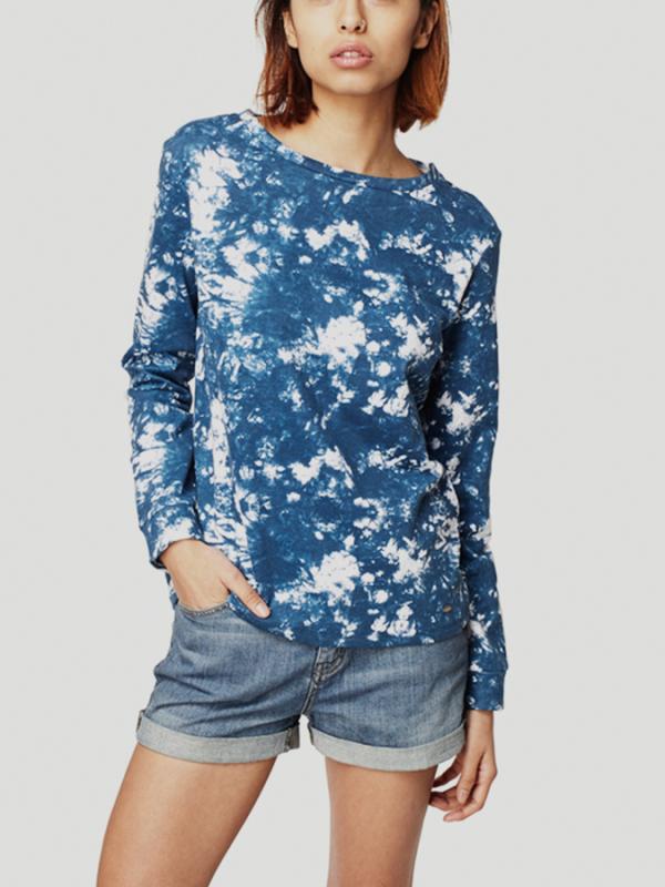 Mikina O´Neill LW PRINT CREW SWEATSHIRT Modrá