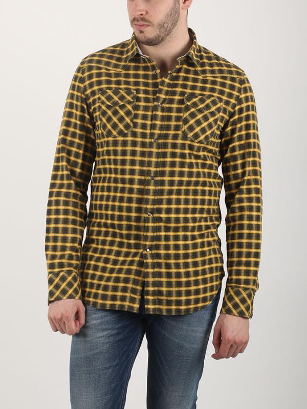 Košile Diesel S-ZULPHAR CAMICIA Žlutá