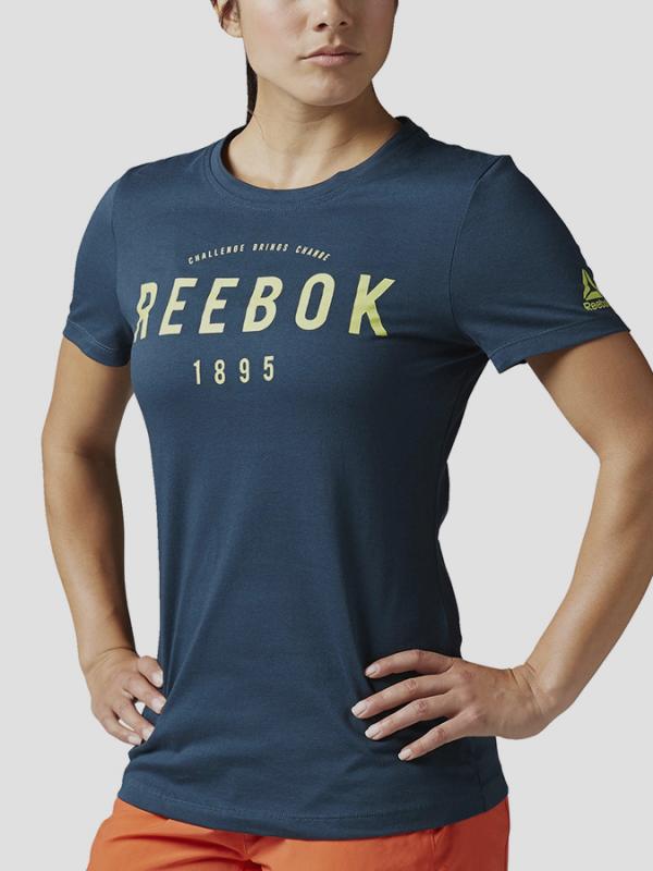 Tričko Reebok BASIC 1895 T MINBLU Modrá