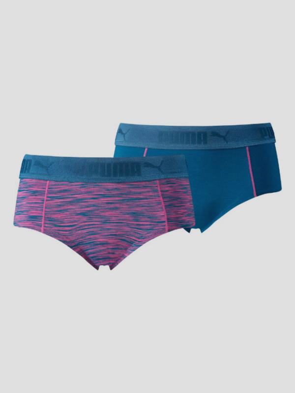 Kalhotky Puma SPACE DYE MINI SHORT 2 Pack Barevná