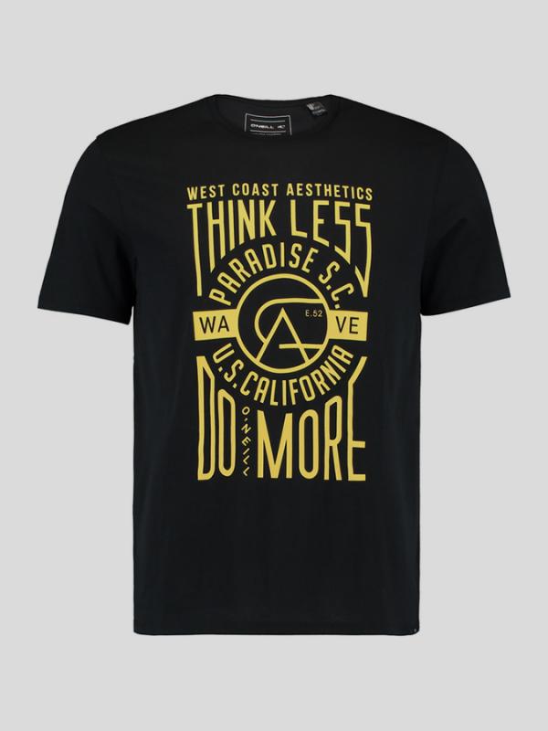 Tričko O´Neill LM THINK LESS, DO MORE T-SHIRT Černá