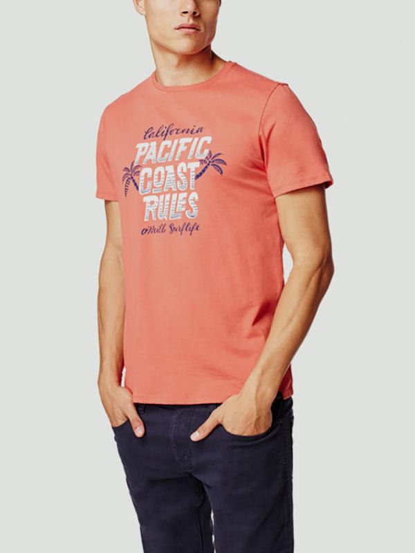 Tričko O´Neill LM PACIFIC COAST T-SHIRT Oranžová